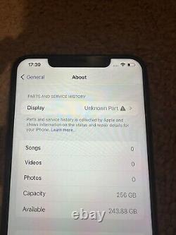 Apple iPhone 11 Pro Max 256GB Space Grey (Unlocked) A2218 87% BH? Uk Post
