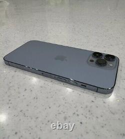 Apple iPhone 13 Pro Max 128GB Sierra Blue, Unlocked 100% Battery Pristine