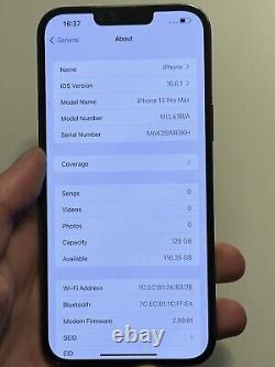 Apple iPhone 13 Pro Max 128gb Graphite Unlocked 88% Battery