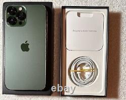 Apple iPhone 13 Pro Max 256GB Alpine Green Unlocked Mint Condition Boxed