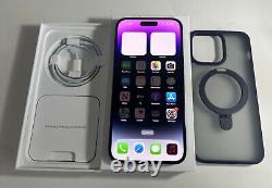 Apple iPhone 14 Pro Max 128GB Deep Purple (Unlocked) Excellent 97% Battery