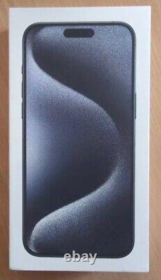 Apple iPhone 15 Pro Max 256GB Blue Titanium Sealed Unlocked