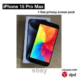 Apple iPhone 15 Pro Max 256GB Blue Titanium (Unlocked) TOP SELLER