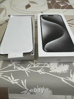 Apple iPhone 15 Pro Max 256GB White Titanium UnlockedNEWWITH APPLE WARRANTY