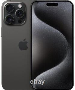 Apple iPhone 15 Pro Max 512 GB UNLOCKED (Black Titanium)