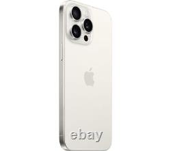 Apple iPhone 15 Pro Max 5G 256GB Smartphone Dual-SIM-Free Unlocked White A
