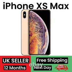 Apple iPhone XS Max 64GB 256GB 512GB Unlocked EXCELLENT CONDITION