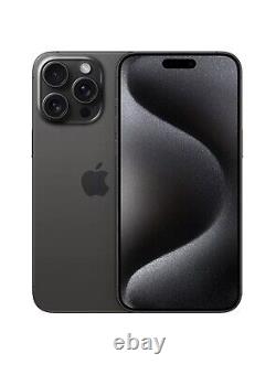 Brand NEW Apple iPhone 15 Pro Max 512GB Black Titanium (Unlocked)