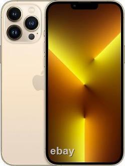 Fair Condition Unlocked Apple iPhone 13 Pro Max 128GB Gold 1Yr Warranty