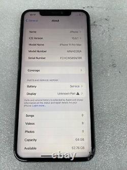 IPhone 11 Pro Max 64GB unlocked FOR PARTS OR REPAIR Read Description