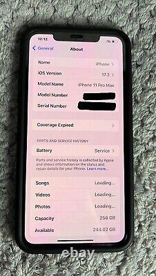 Iphone 11 Pro Max 256gb Midnight Green (unlocked)
