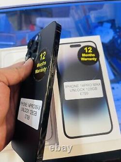 Iphone 14 pro max 128gb space black Unlocked Brand New