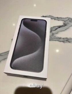 Iphone 15 pro max 1tb black titanium, unopened & Unlocked