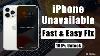 Iphone Unavailable Unlock In Minutes Why And How To Fix Iphone Unavailable Error 100 Works